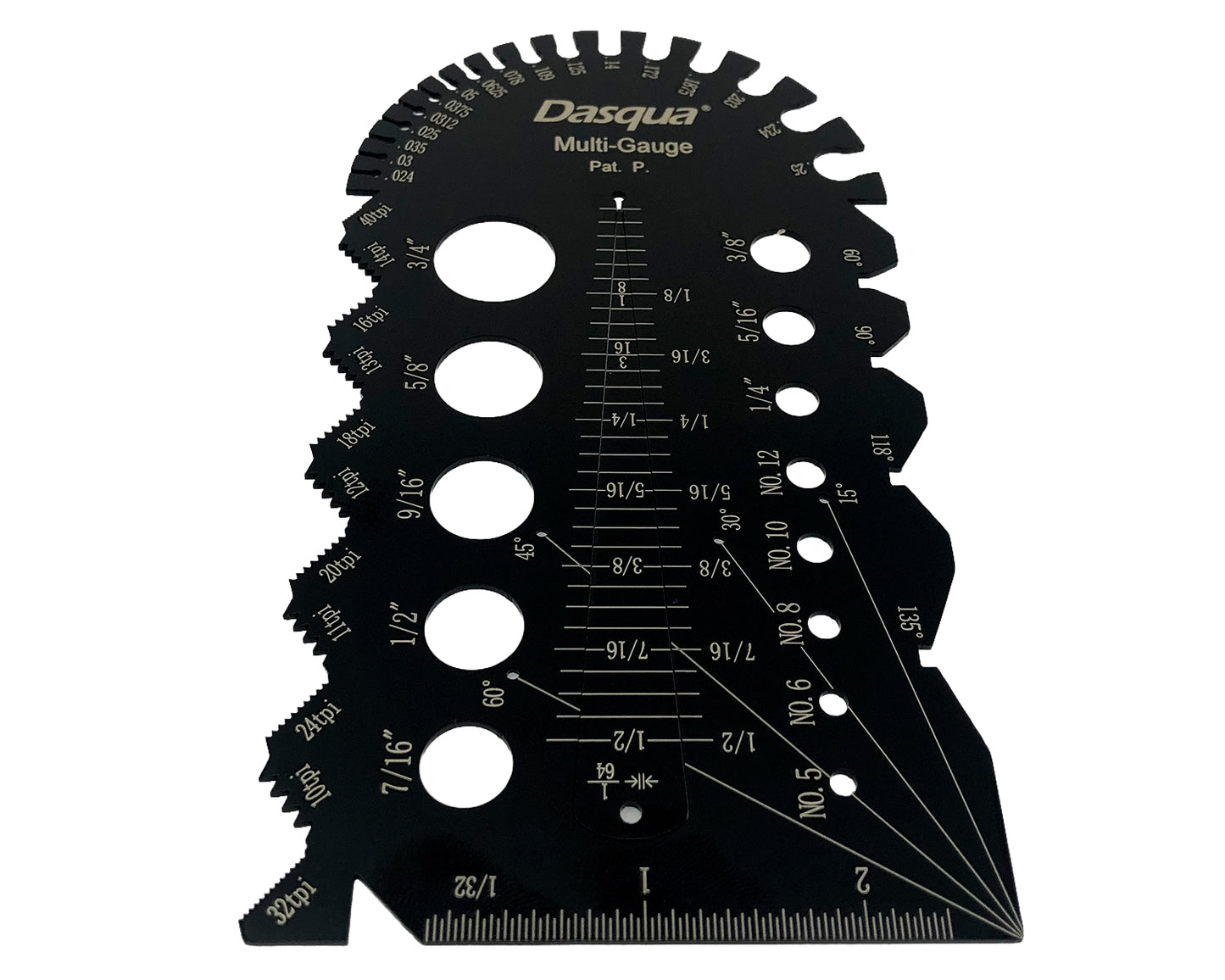 Medidor Multifuncional Alambre / Brocas / Tornillos / 10-40TPI