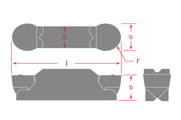 Inserto para Corte o Ranurado MRMN-400-M