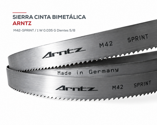 Sierra Cinta Bimetálica Arntz M42-SPRINT / 1 W 0.035 G Dientes 5/8