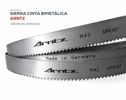 Sierra Cinta Bimetálica Arntz M42-SPRINT / 3/4 W 0.035 G Dientes 8/12