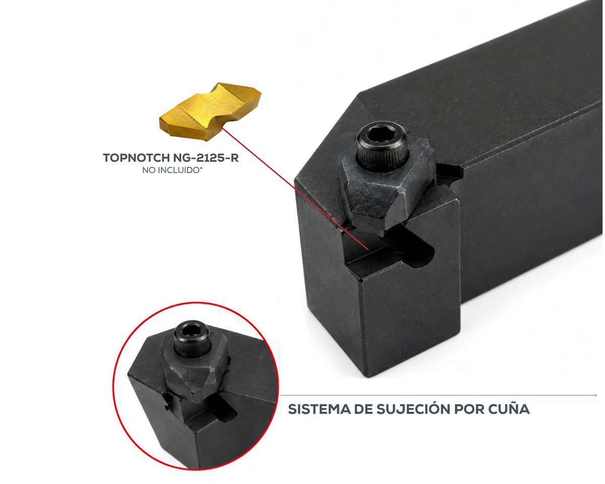 Dorian Tool Porta Inserto para Roscado Externo Derecho NSR16-2C / 1"