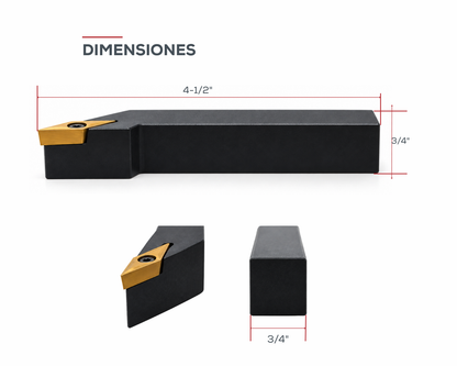Porta Inserto para Torneado SVJBR 12-3B