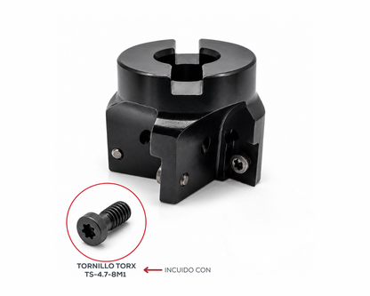 Dorian Tools Cortador Superficies Planas con Insertos Intercambiables E90A-200-AP16-075 / 2"