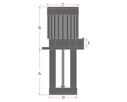 Bomba Mecánica para Refrigerante 85mm 110v / PA35-M/085-110