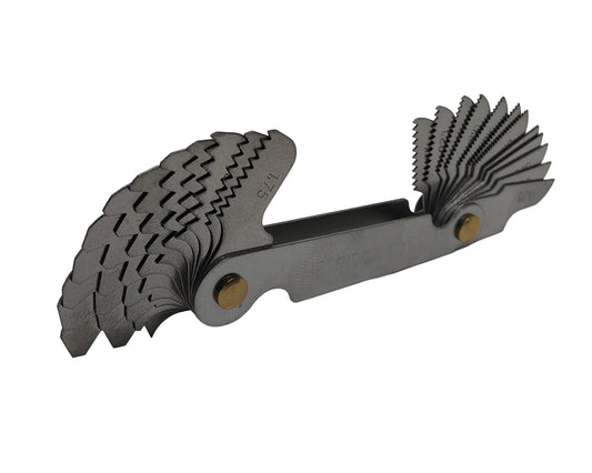 Medidor de paso de Rosca de 60 Grados de 24 Piezas / 0.25-7.00