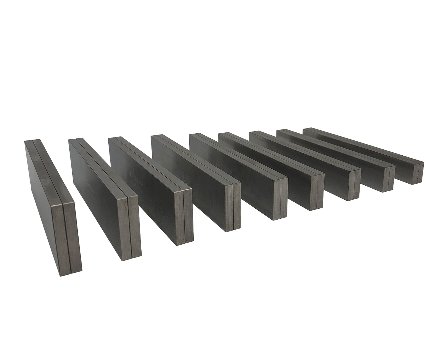 Set de 9 Pares de Barras Paralelas Dasqua / 3/4 a 1-3/4"