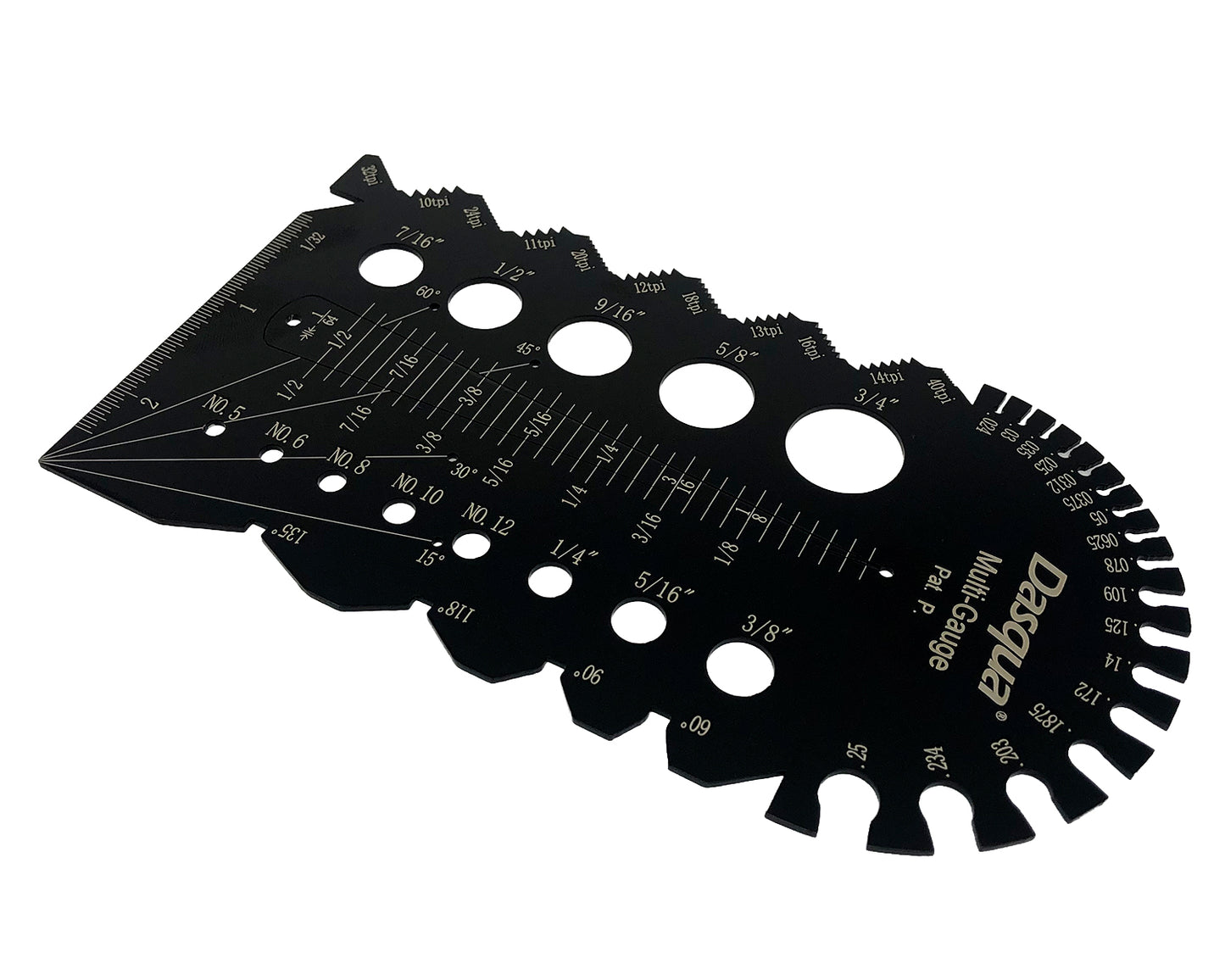 Medidor Multifuncional Alambre / Brocas / Tornillos / 10-40TPI