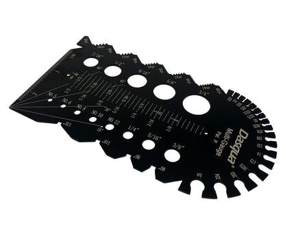 Medidor Multifuncional Alambre / Brocas / Tornillos / 10-40TPI