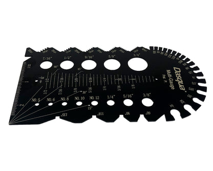 Medidor Multifuncional Alambre / Brocas / Tornillos / 10-40TPI