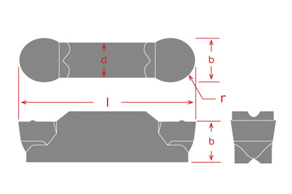 Inserto para Corte o Ranurado MGMN-400-M