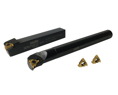 Kit de Insertos, Barra y Porta Inserto para Roscado / 3/4"