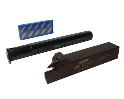 Kit de Insertos, Barra y Porta Inserto para Ranurado / 1"