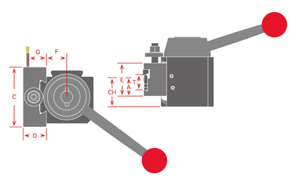 Dorian Tool Porta Cuchilla D40CA-7-71C