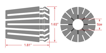 Boquilla ER-40 / 23/32"