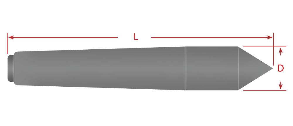 Dorian Tool Contrapunto de Punta Estándar PLC-MTDC-SMT4